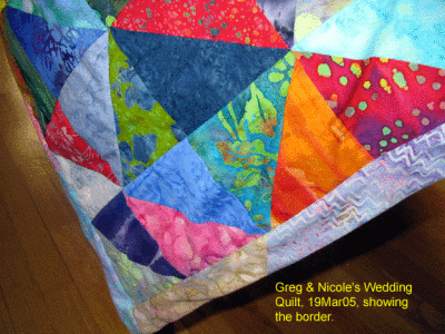 The quilt border.